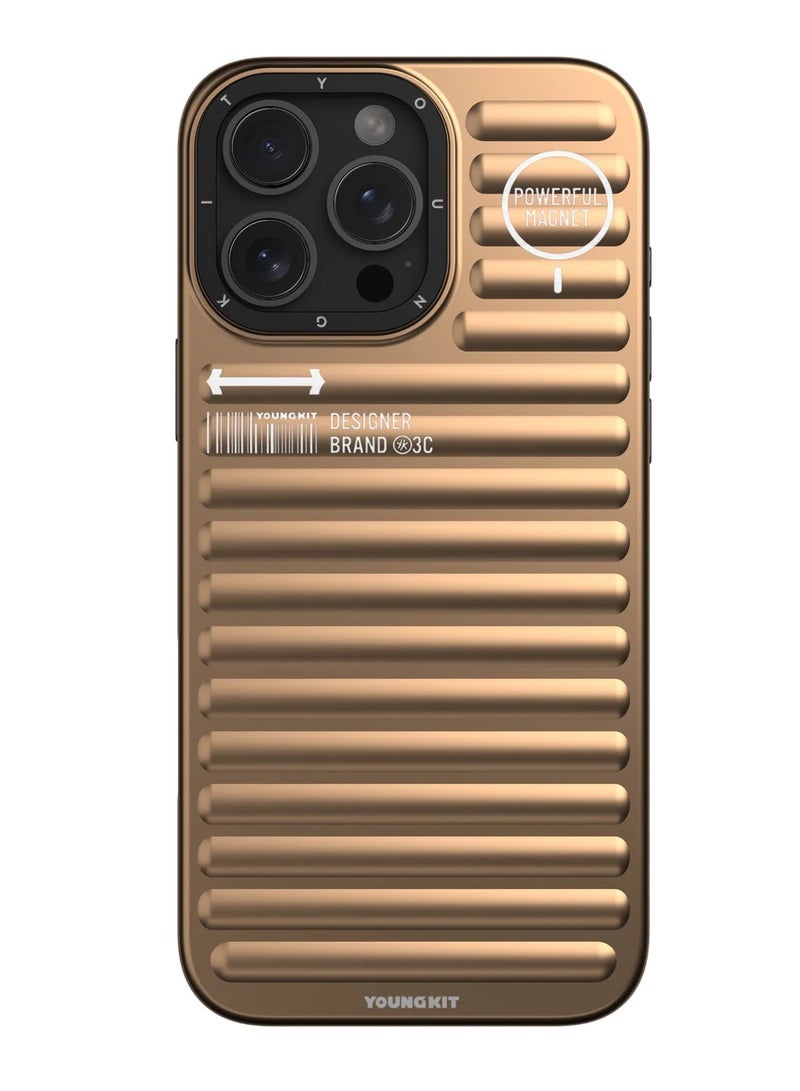 YOUNG KIT True Color Luggage-Inspired Case for iPhone 16 Pro Max – Minimalist, Stylish, and Durable Protection - Image 1