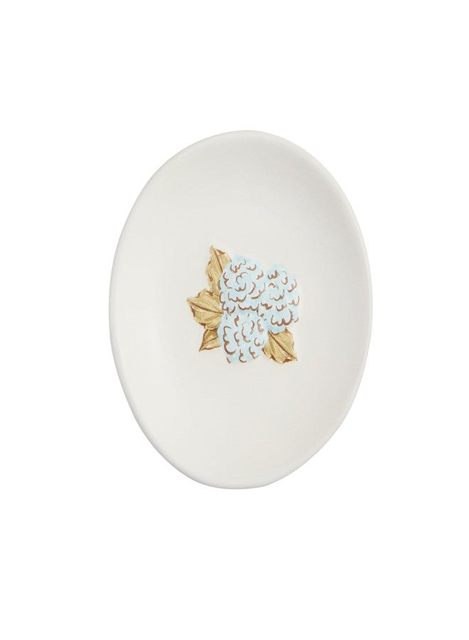 Mud Pie Flower Wedding Ring Dish; 4" dia
