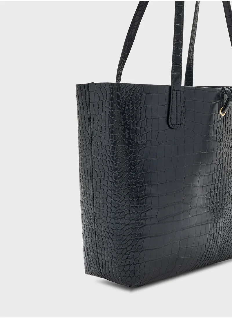 ايلا 2 In 1 Croc Tote Bag With Crossbody