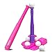 TOMLEON T Ball Stand for Girls 35 58 Baseball Set Includes 6 Large Balls an Adjustable Tball Batting Tee and a Storage Net Kids Bat and Ball TBall Sets for Kids - Image 2