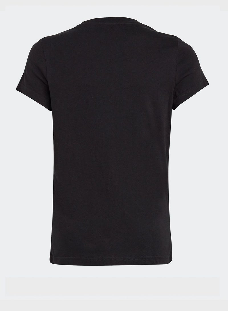 Adidas Kids Big Logo T-Shirt - Image 2