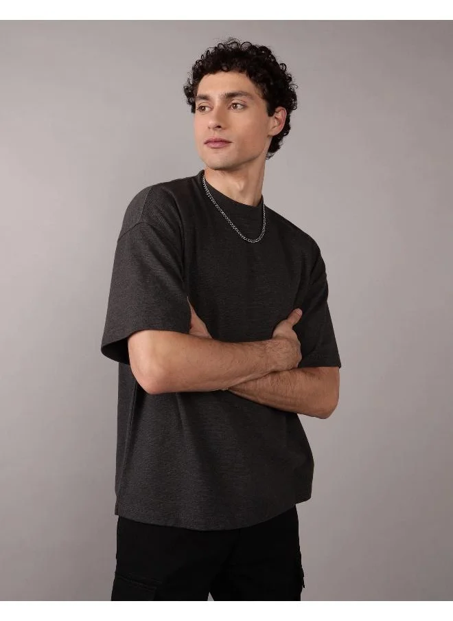 امريكان ايجل AE Oversized Textured T-Shirt