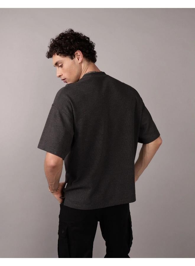 American Eagle AE Oversized Textured T-Shirt - Image 4