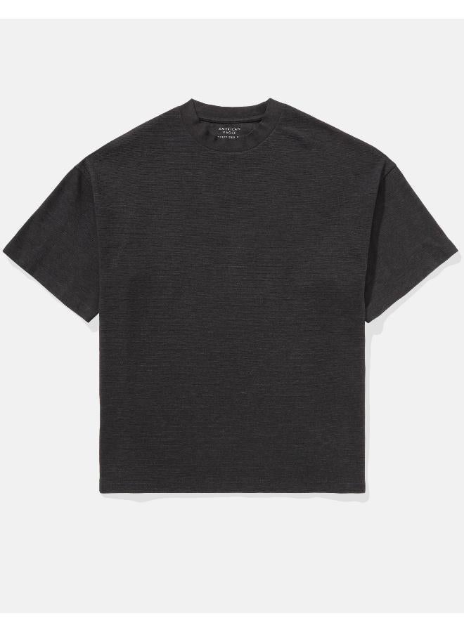 American Eagle AE Oversized Textured T-Shirt - Image 3