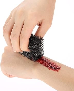 Betued 3 Types Face Paint Stipple Sponge Sponge Makeup Sponge Makeup for Halloween Christmas Movie Scar and Wound Special Effects FX Sponge Makeup Stipple Sponge Makeup Tool2 - Image 2