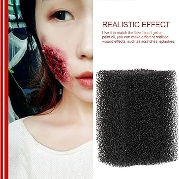 Betued 3 Types Face Paint Stipple Sponge Sponge Makeup Sponge Makeup for Halloween Christmas Movie Scar and Wound Special Effects FX Sponge Makeup Stipple Sponge Makeup Tool2 - Image 5