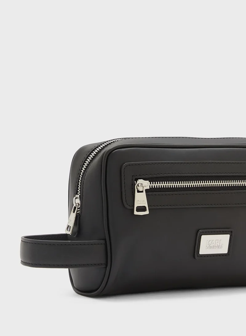 Karl Lagerfeld Essential Washbag