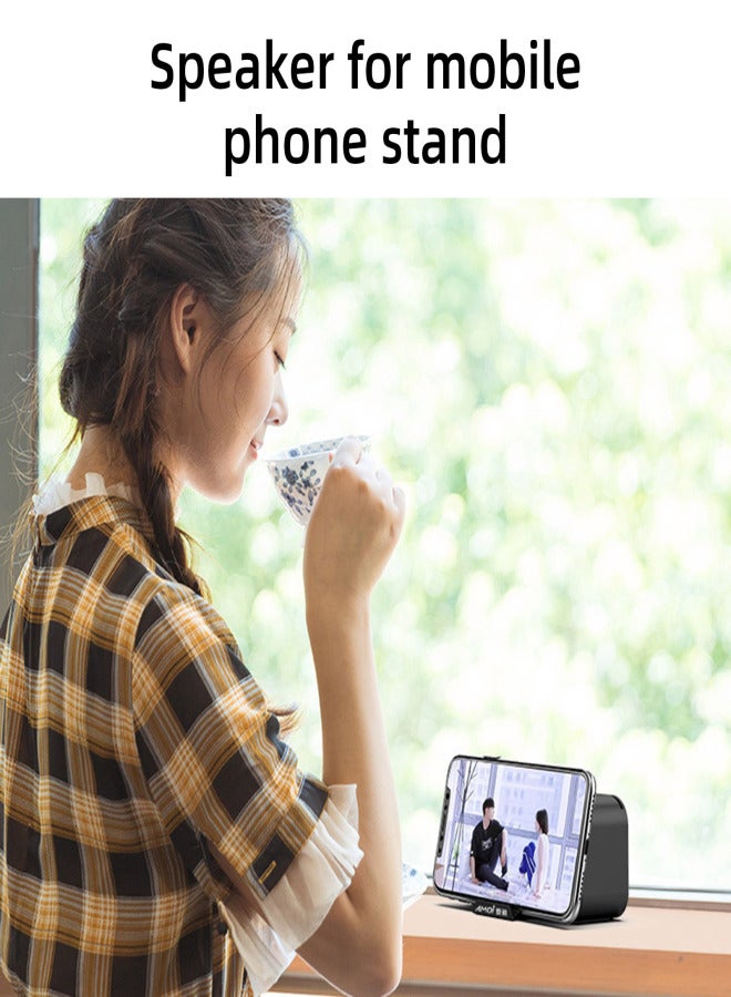 G5 G10 mirror clock wireless bluetooth speaker portable voice collection card bluetooth speaker Pink - Image 2