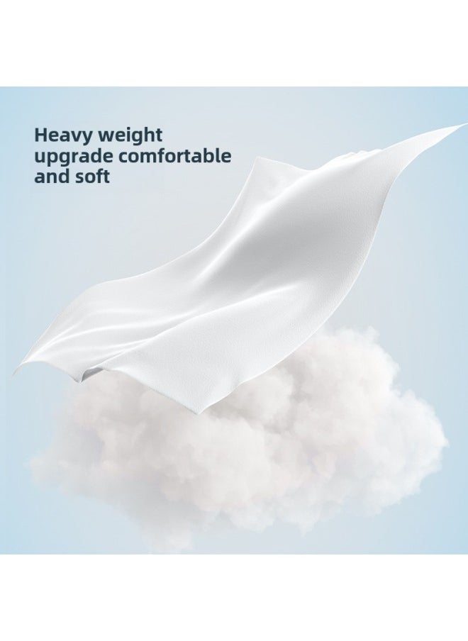 Generic - Foot Wipe Paper Household Foot Bath Foot Wipe Disposable Thickened Water Absorbent Wet And Dry Dual-Use Exposure Foot Wipe Cloth-Color:Hanging 20*20 Foot Cleaning Cloth 65g [1 Pack] Running Volume Model - Image 1