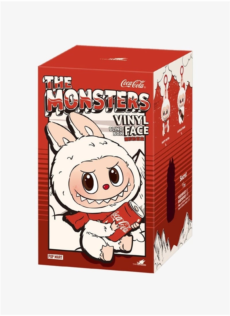 Labubu Coca Cola Series Vinyl Plush Pendant Single Face Blind Box Coke Labubu Plush Toys Doll
