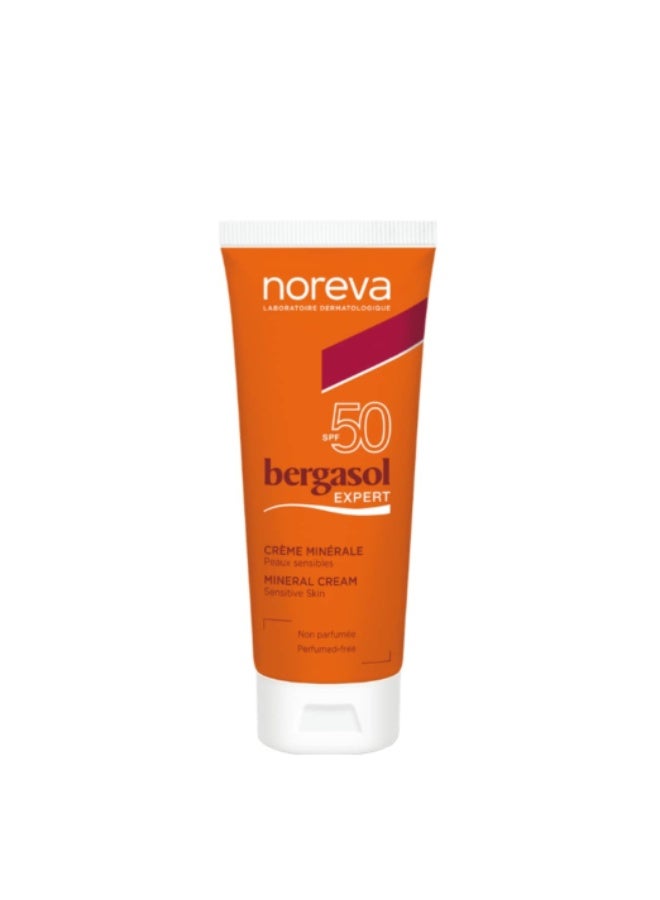 Noreva Bergasol Expert Mineral Cream SPF50 40ml - Image 1