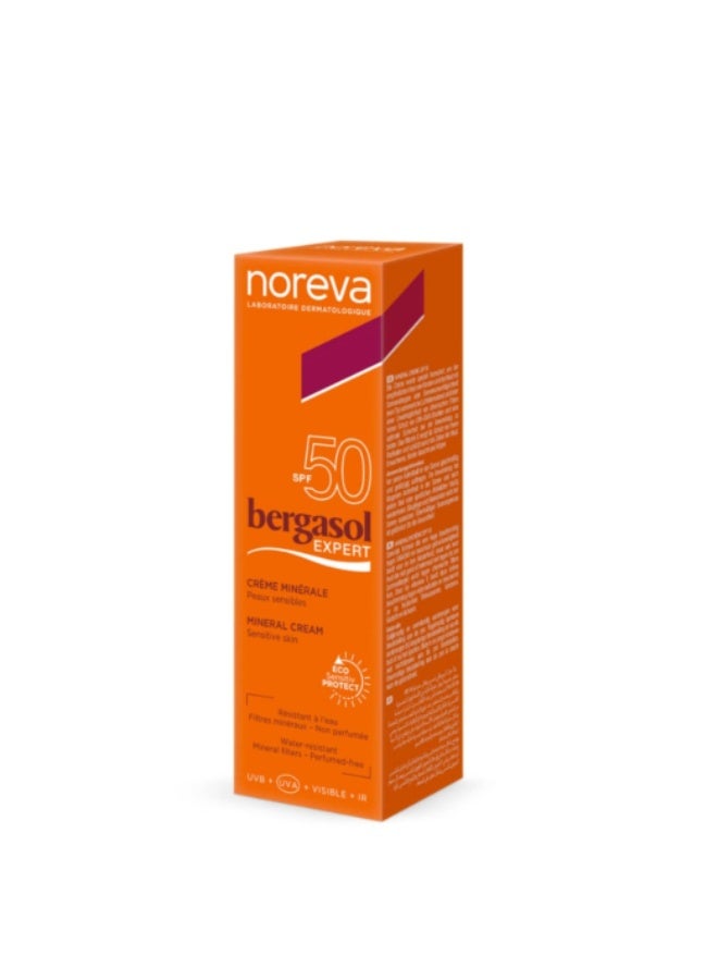Noreva Bergasol Expert Mineral Cream SPF50 40ml - Image 2