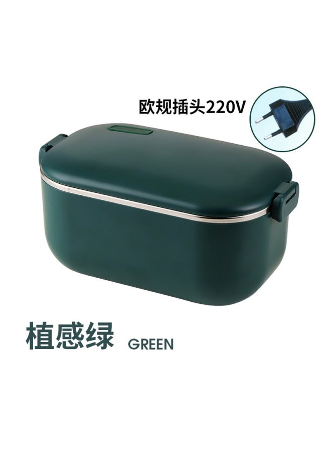304 Stainless Steel Heating Lunch Box Can Be Inserted Without Water Injection Thick Portable Electric Heat Insulation Lunch Box Car Lunch Box
