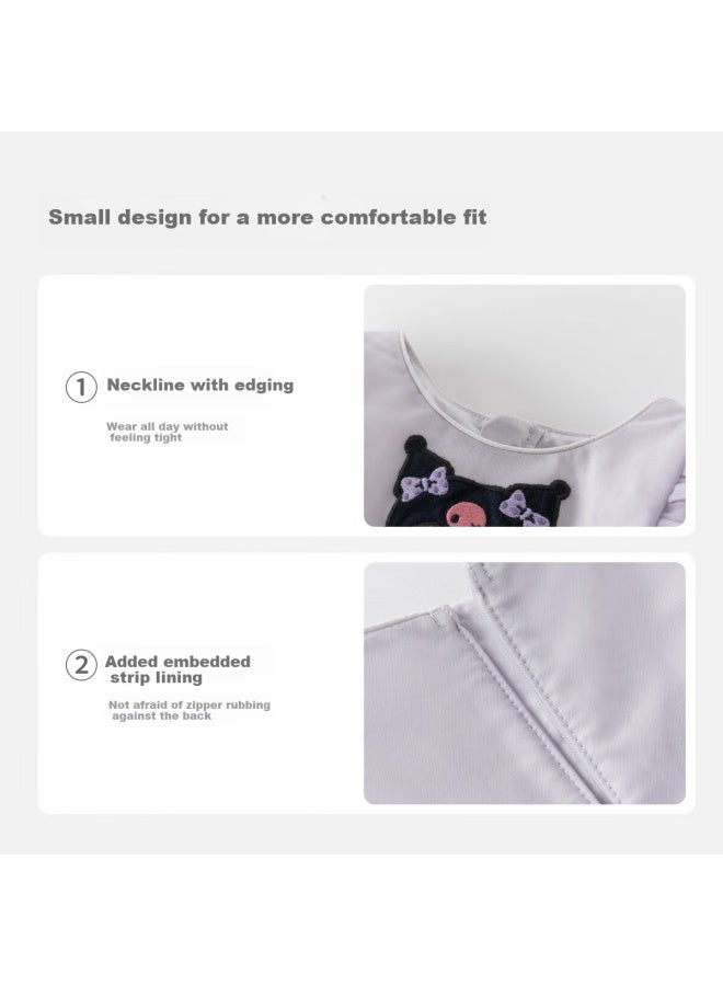 Dave & Bella Kuromi Co-Branded Girls' Summer Dress Baby Children'S Wear Mesh Dress Children'S Stylish Princess Dress - Image 3