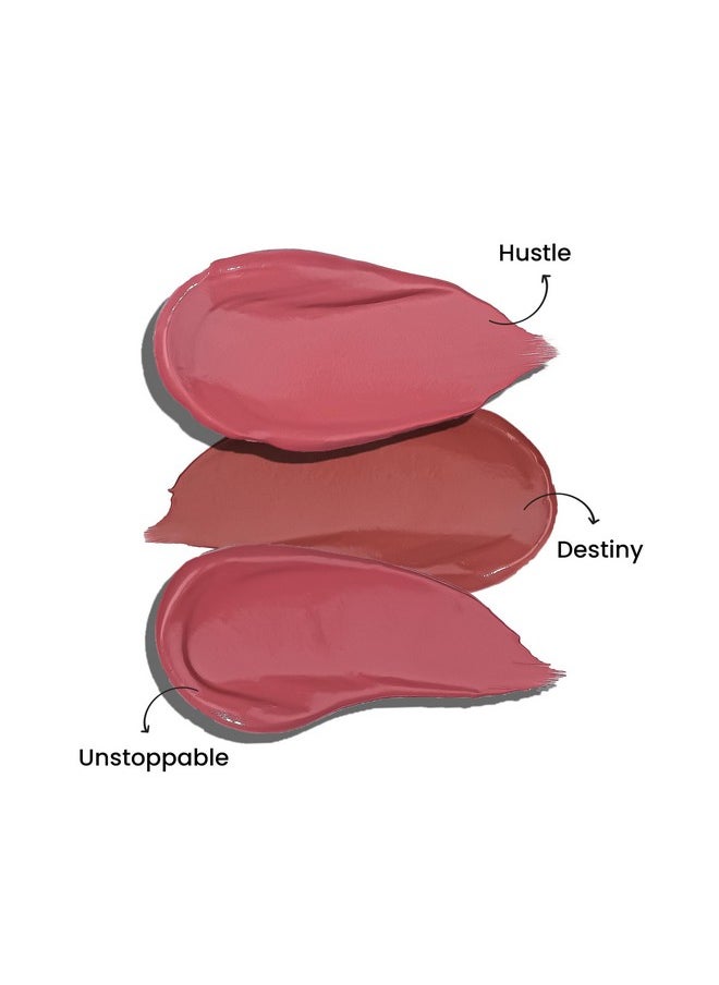 LAMIOR - La Mior Muted Roses Whipped Velvet Liquid Lipstick: Matte Transferproof 12+ Hour Wear Hydrating Lightweight Enriched With Avocado & Jojoba Oil Vegan Pack Of 315Ml Each - Image 1