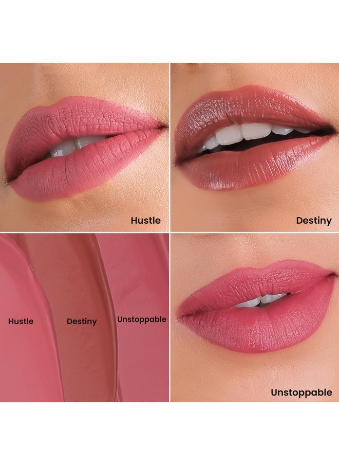 LAMIOR - La Mior Muted Roses Whipped Velvet Liquid Lipstick: Matte Transferproof 12+ Hour Wear Hydrating Lightweight Enriched With Avocado & Jojoba Oil Vegan Pack Of 315Ml Each - Image 1