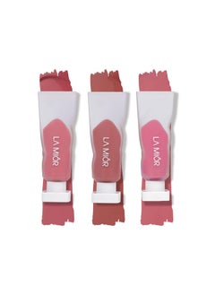 La Mior Muted Roses Whipped Velvet Liquid Lipstick: Matte Transferproof 12+ Hour Wear Hydrating Lightweight Enriched With Avocado & Jojoba Oil Vegan Pack Of 315Ml Each