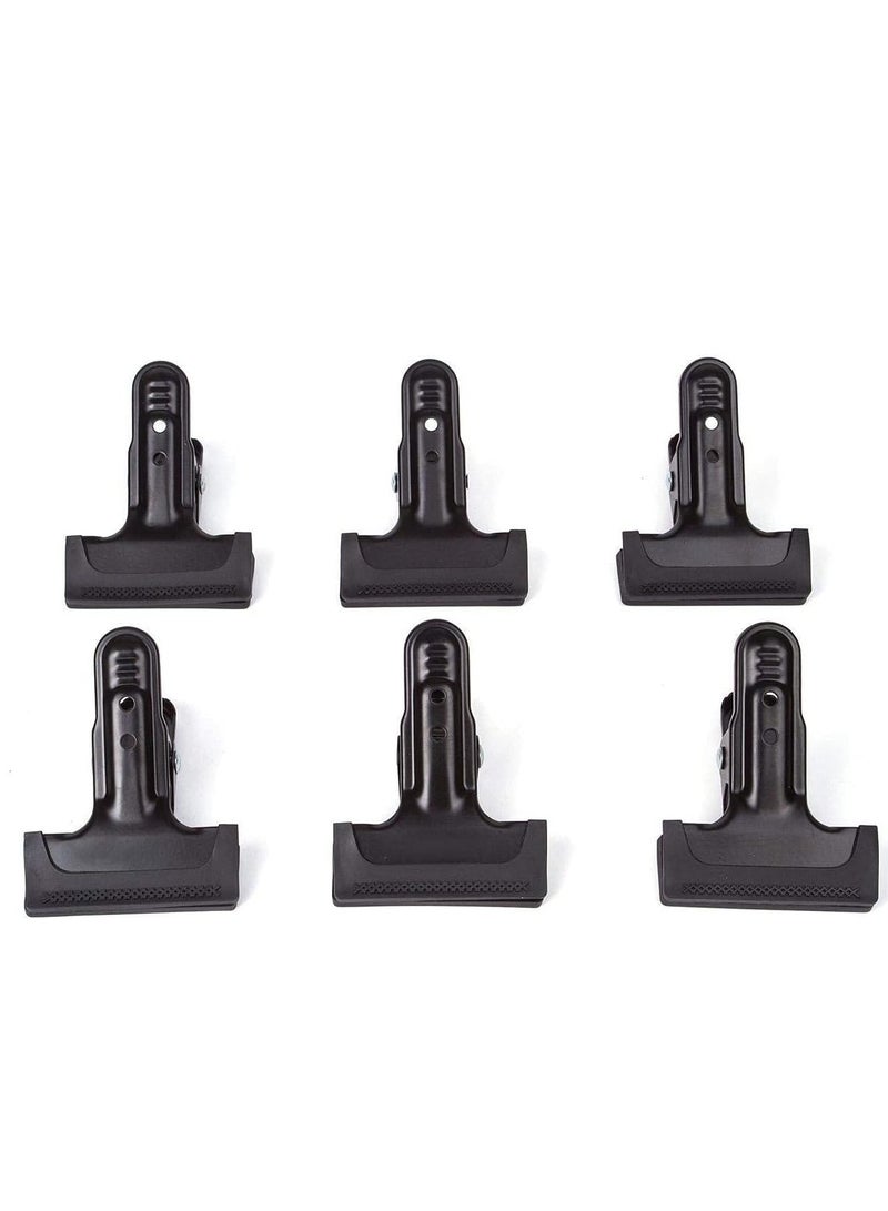 COOPIC Heavy Duty Muslin Clamps 6-pack Set of 4.3 inch for Photography Photo Studio Backdrops/backgrounds/Photo Paper/Light Reflector/Woodworking (6 Pack) - Image 1