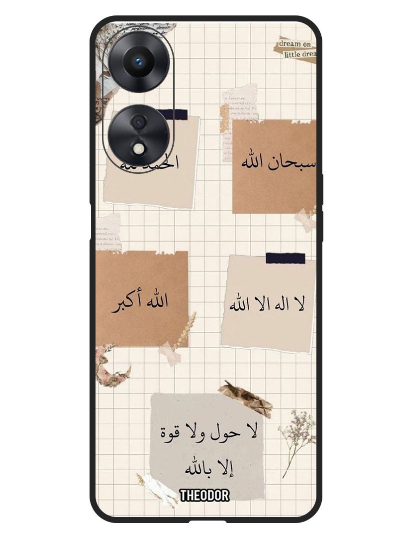Theodor Protective Case Anti Scratch Shock Proof Bumper Cover For Oppo A1 5G Quote 6 - Image 1