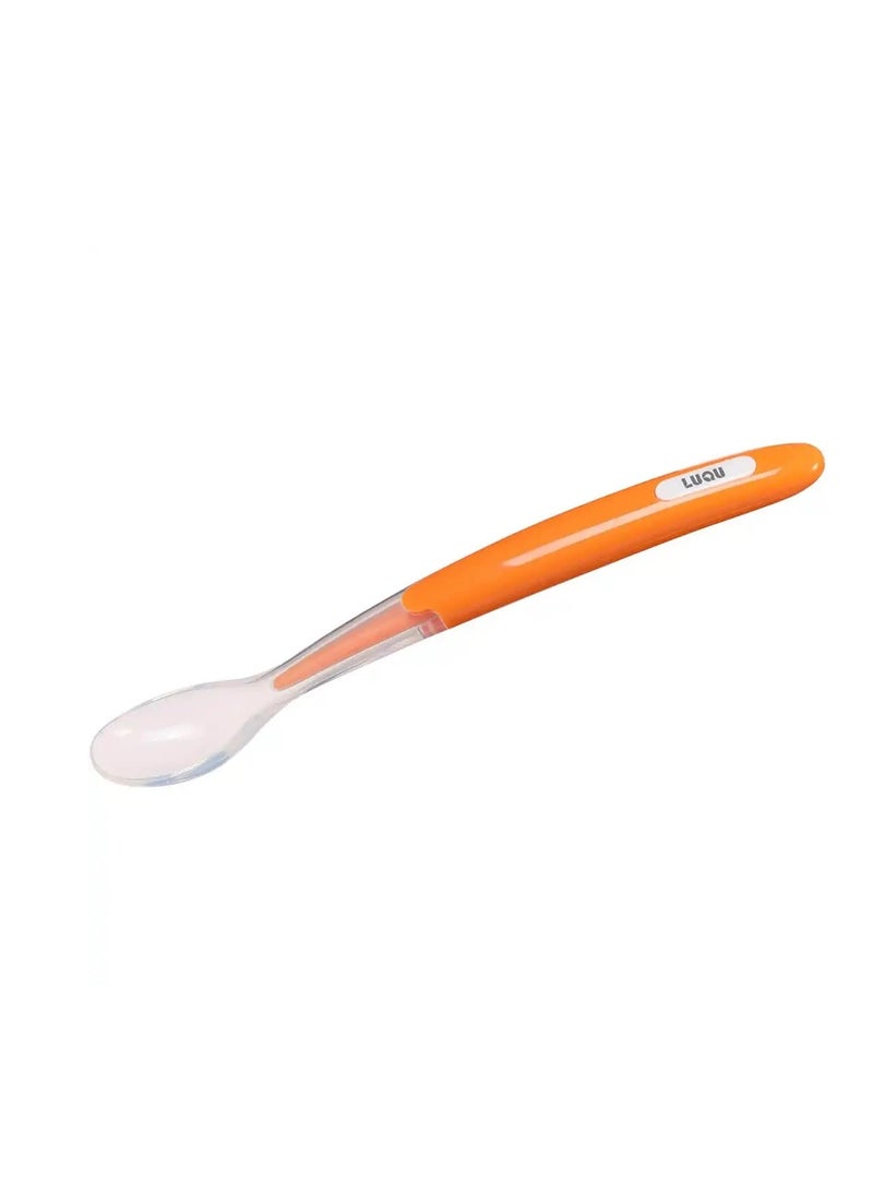 Luqu Spoon Silicone Orange