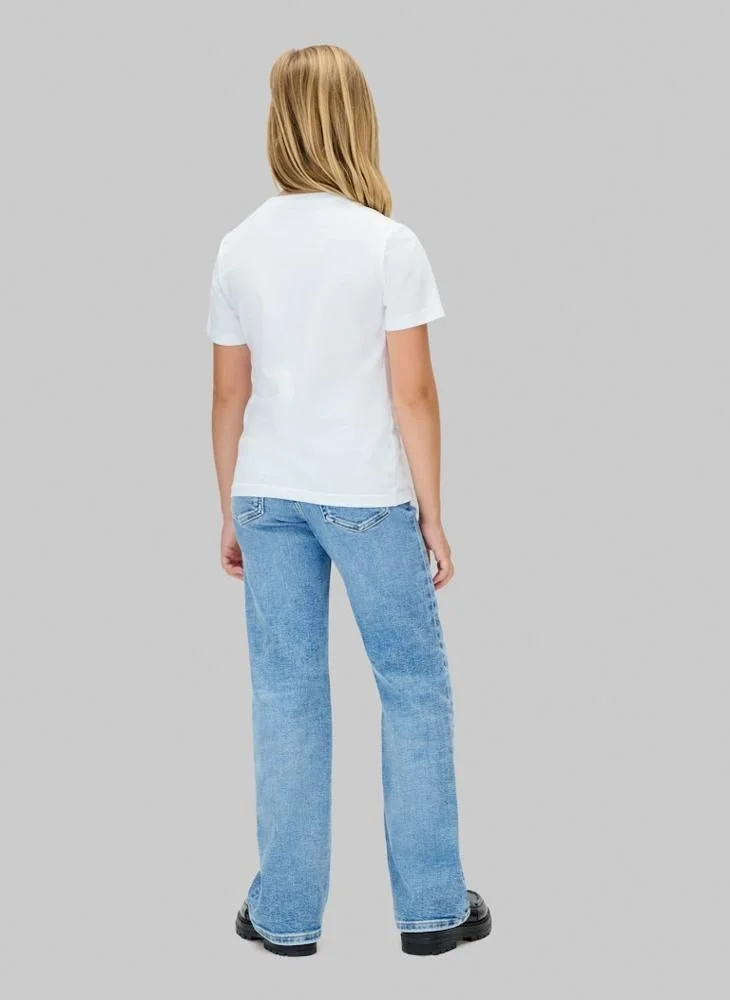 Calvin Klein Jeans Kids Graphic Crew Neck T-Shirt