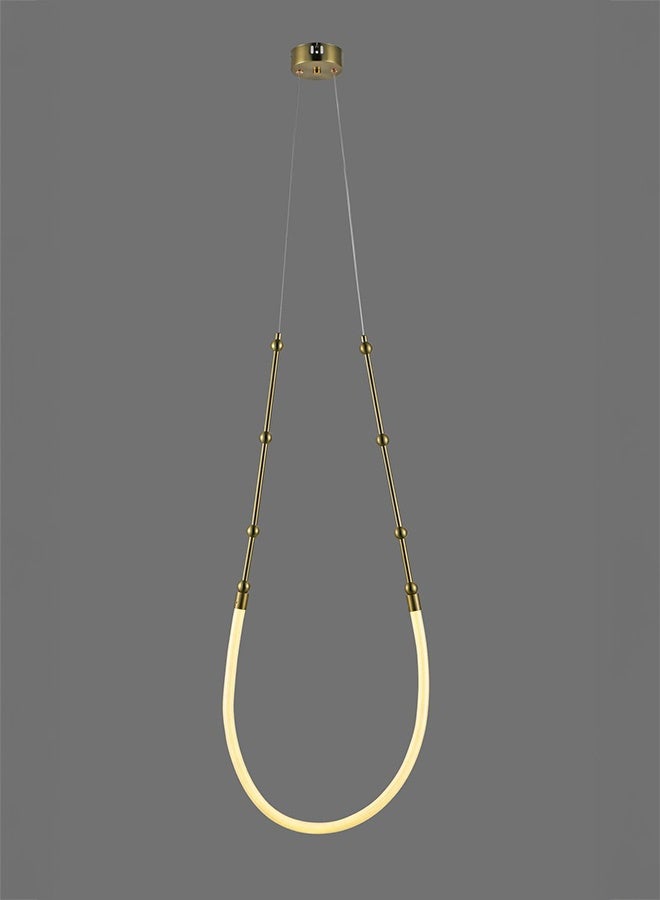 BUY4LESS -  Modern Lighting, Pendent, Light, Rope chandelier, Black, Antique Bronze Color, 95x40 cm, Sutiable for bedroom and living room, Rope material, adjustable height - Image 1