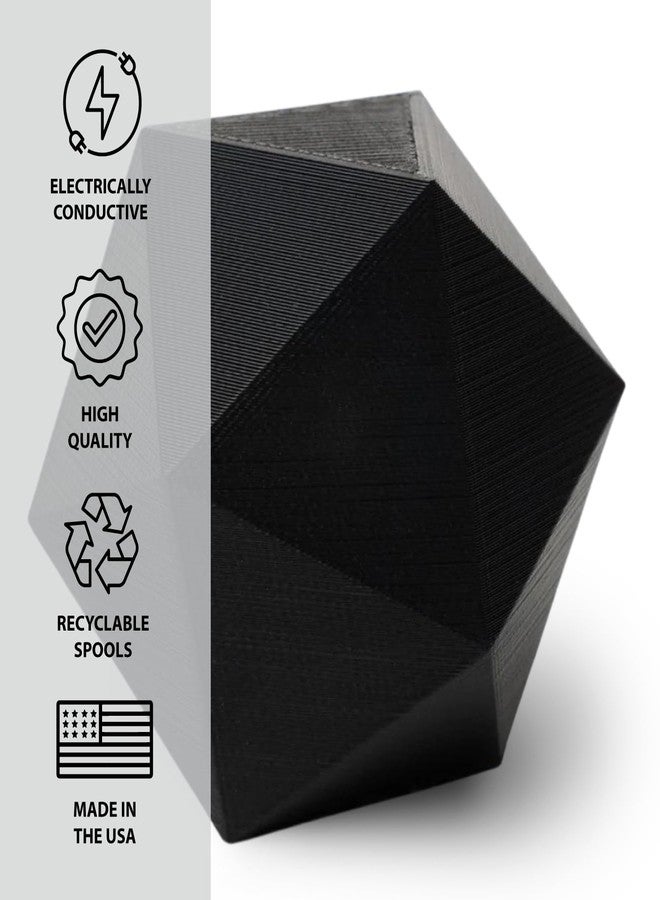Proto-Pasta Protopasta Electrically Conductive Composite Black PLA 3D Printer Filament for Electrically Conductive 3D Prints | Easy Printing with Low Warp | 2.85mm Filament | 500g with Recyclable Cardboard Spool - Image 5