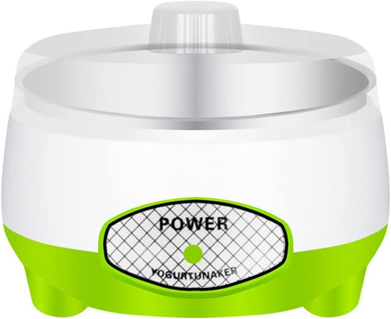 cheekyglo Yogurt Maker Machine, Household Appliances Automatic Fermented Yogurt Maker with Stainless Steel Inner Pot, Durable DIY Breakfast Baby, Kids, Home Organic Use (Green) - Image 4