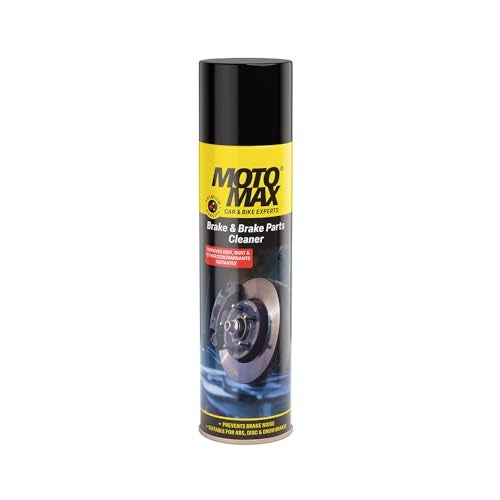 Motomax Brake & Brake Parts Cleaner, 500ml| Remove Dirt, Dust and other contaminants instantly|Prevent noise & chatter|For Disc & Drum Brakes of Two-wheeler, Cars,Machinery, Motor, Commercial vehicles - Image 1