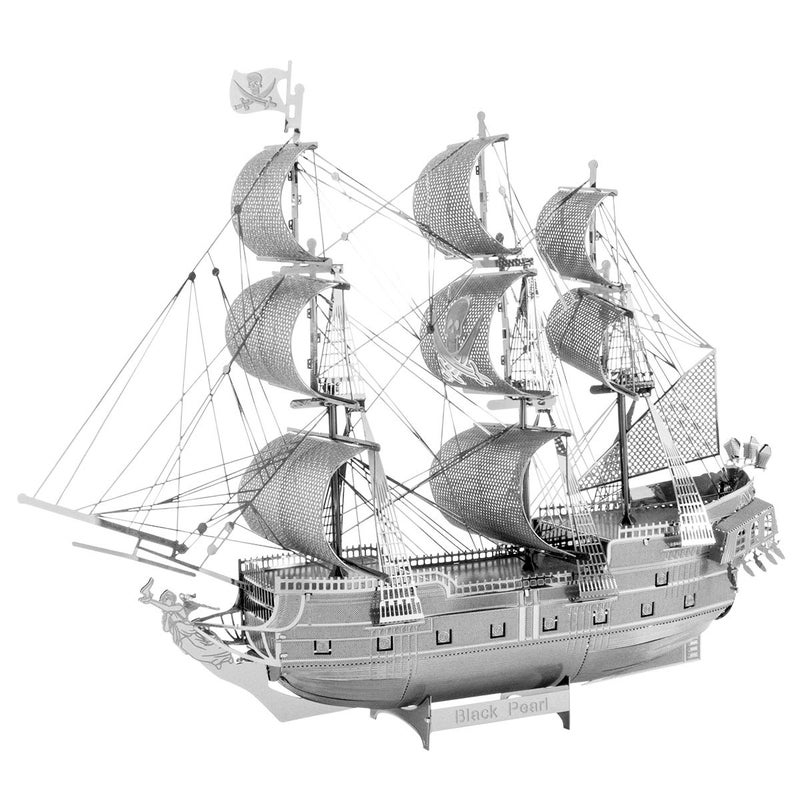Fascinations Metal Earth Premium Series Black Pearl 3D Metal Model Kit - Image 4
