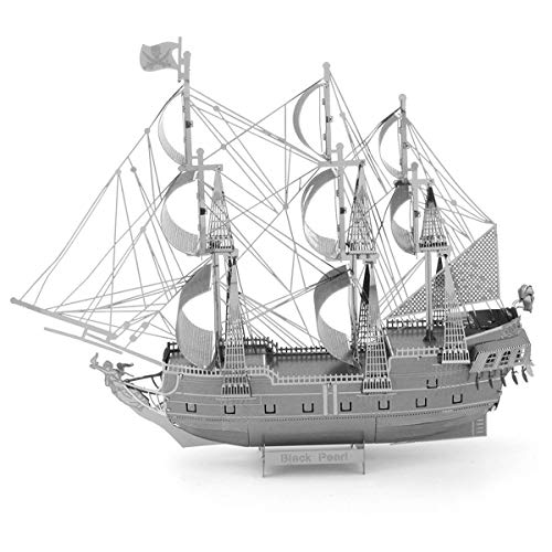 Fascinations Metal Earth Premium Series Black Pearl 3D Metal Model Kit - Image 5