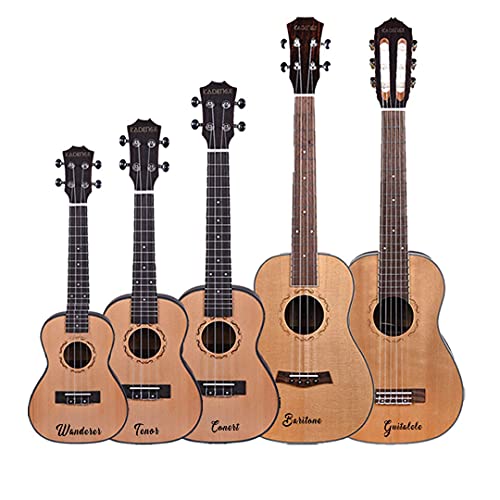 Kadence Ukulele Solid Spruce Top, Rosewood Back With Equalizer (Concert with Bag) - Image 2