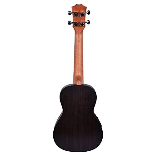 Kadence Ukulele Solid Spruce Top, Rosewood Back With Equalizer (Concert with Bag) - Image 5