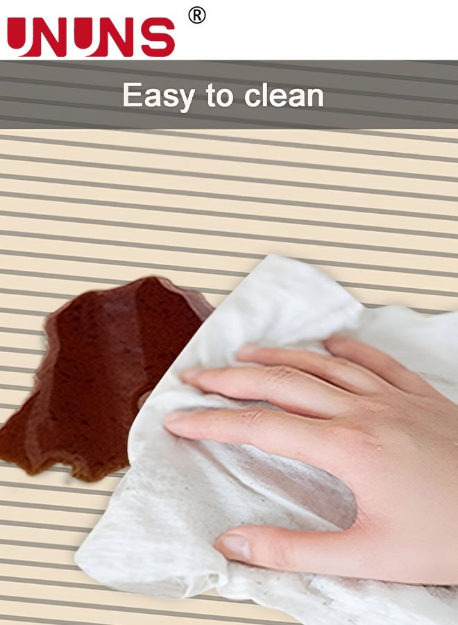 UNUNS 2PCS Absorbent Bath Mat Rug Sets,Quick Drying Mat Silicone Magic Bath Mat Non-slip Floor Rug Rubber Backed For Bathroom Kitchen Shower Sink (40x120+40x60cm,Gray) - Image 3