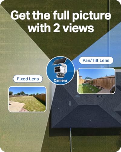 Tapo 2K Dual Lens PanTilt Security Battery Camera Wireless wSolar Panel 165 WideAngle 6mm Telephoto Free PersonVehicle Detection 360 Pan SDCloud Storage Works wAlexa Google C645D KIT - Image 3