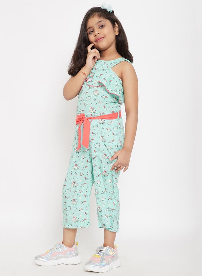 ستايلو بج جمبسوت بطول الكاحل بطبعة زهور من ستايلي - Image 3