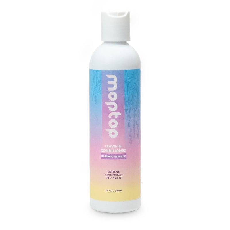MopTop Leave In Conditioner for Curly Hair  Hair Moisturizer to Soften Moisturize  Hydrate Anti Frizz for All Textures  Curl Types Sulfate  Paraben Free Hair Conditioner Bamboo Essence 8oz