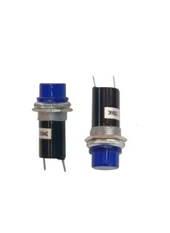 Real Tend Ø16mm. Blue Pilot Neon Indicator Lamp 220V, Direct Type Without Transformer with 1 Year Warranty