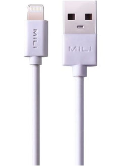 Mili Lightning Cable To Usb, White - pzsku/Z65D4595E33314EF9271DZ/45/_/1706540547/ce28691a-2493-4dee-8c3c-51e68953b09d