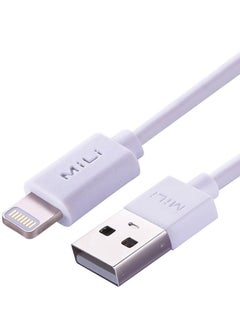 Mili Lightning Cable To Usb, White - pzsku/Z65D4595E33314EF9271DZ/45/_/1706540648/72426617-e4dc-4065-ae78-64627ed7ed25