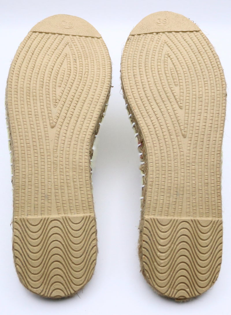 Dasson Embroidered Palm ParadiseEspadrille (Peppermint)  - Image 4