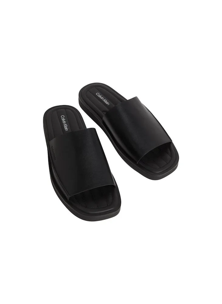 CALVIN KLEIN Square-Toe Slide Sandals