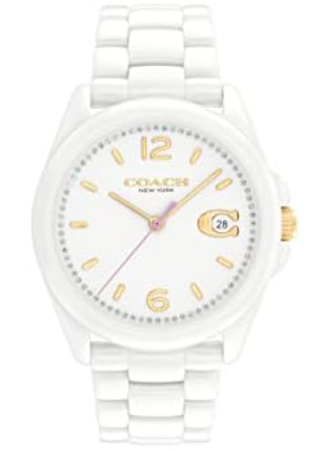 COACH Women's White Dial Analog Quartz Watch 36 mm -  14503925 
