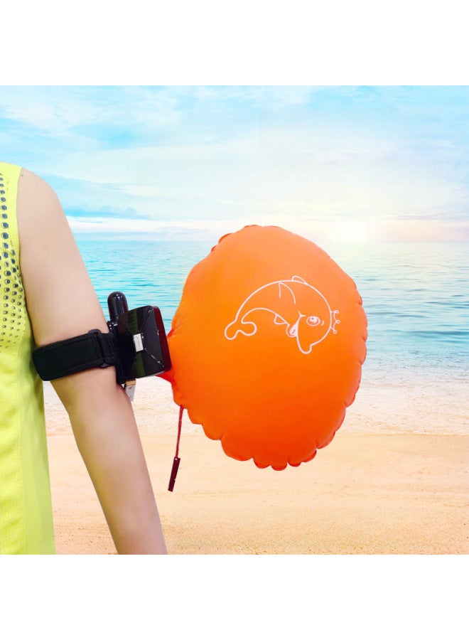 Generic Direct Supply Anti-drowning Rescue Bracelet Wristband Underwater Swimming Supplies Emergency Rescue Wrist Submersible Self-rescue-Color:Wrist Style With 2 Gas Cylinders  - Image 2