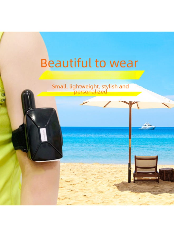 Generic Direct Supply Anti-drowning Rescue Bracelet Wristband Underwater Swimming Supplies Emergency Rescue Wrist Submersible Self-rescue-Color:Wrist Style With 2 Gas Cylinders  - Image 4