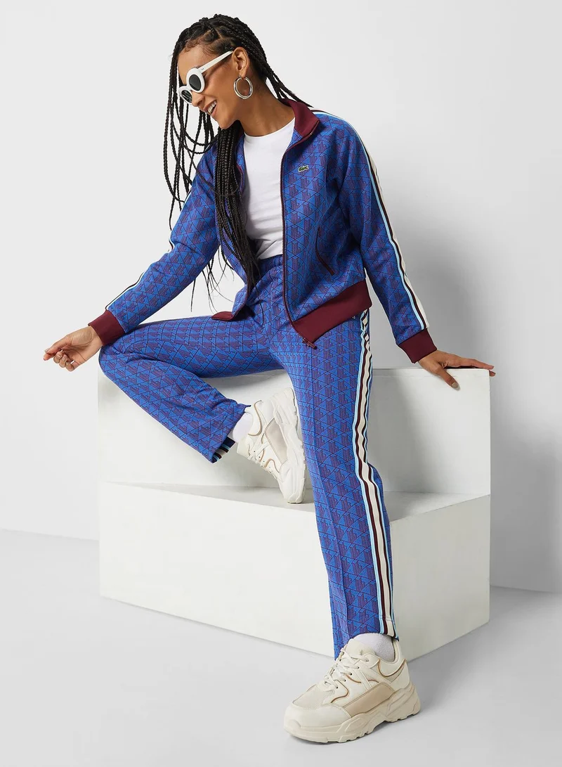 LACOSTE Logo Zip Through Sweatshirt