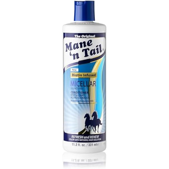 Mane 'n Tail MICELLAR CONDITIONER BIOTIN INFUSED, CREAMY WHITE, 11.2 OUNCE - Image 1