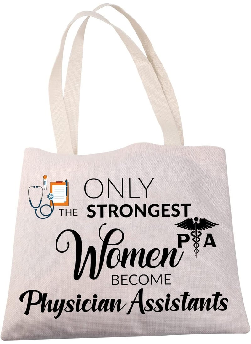 MBMSO MBMSO Physician Assistant Tote Bag PA Medical Gifts PA Graduation Gifts Only the Strongest Women Become Physician Assistants  - Image 2