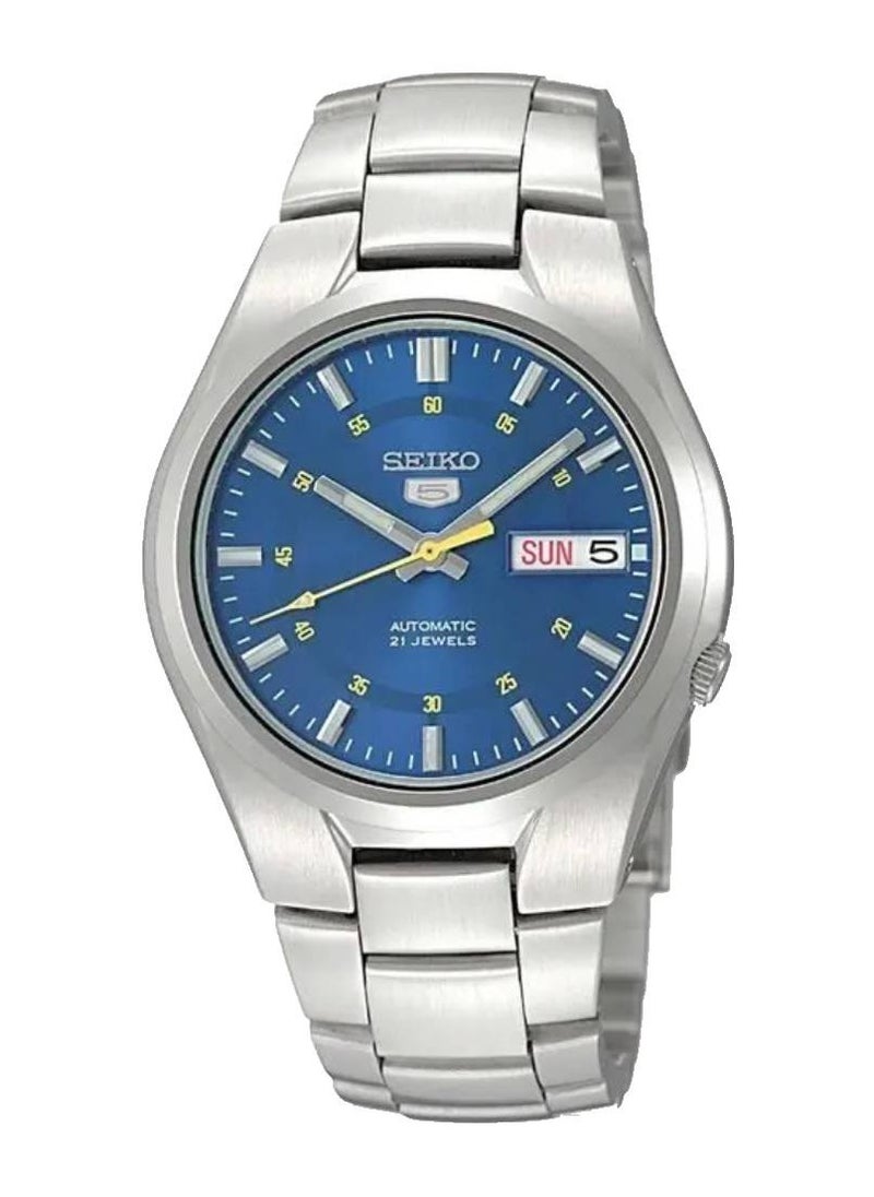 Seiko 5 Automatic Blue Dial Stainless Steel Watch SNK615K1  - Image 1