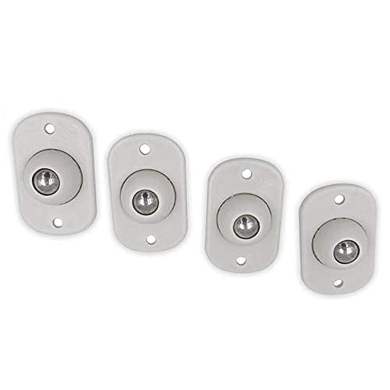 PERMAFROST 16Pc SelfAdhesive 360 Swivel Casters Universal Wheels for Furniture Storage Boxes Trash Cans Baby Toys Cloth Bins Containers Pack of 16 - Image 1